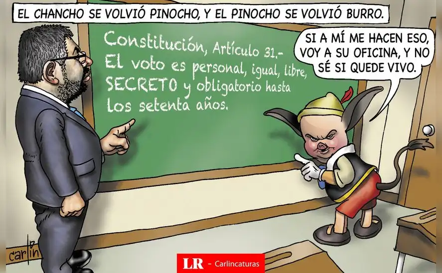 Caricatura política de Carlincatura del 3 de abril de 2026