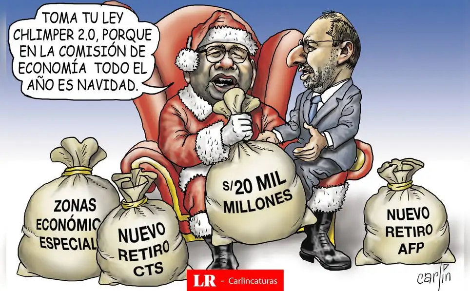 Caricatura política de Carlincatura del 9 de marzo de 2025, AFP, CTS, JOSÉ CHLIMPER