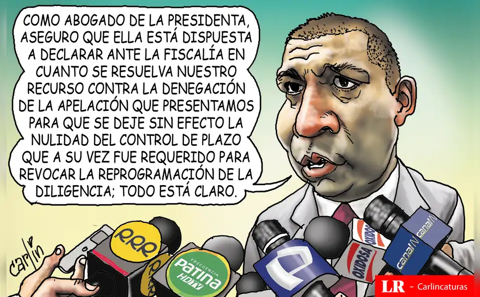 Caricatura política de Carlincatura del 10 de marzo de 2025, Dina Boluarte