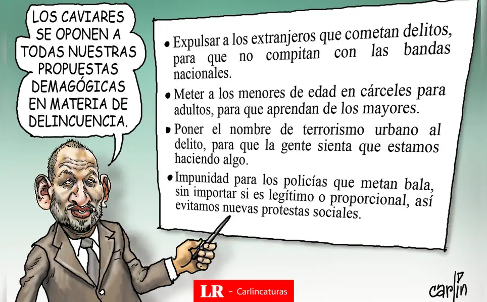 Caricatura política de Carlincatura del 07 de abril de 2025, Congreso