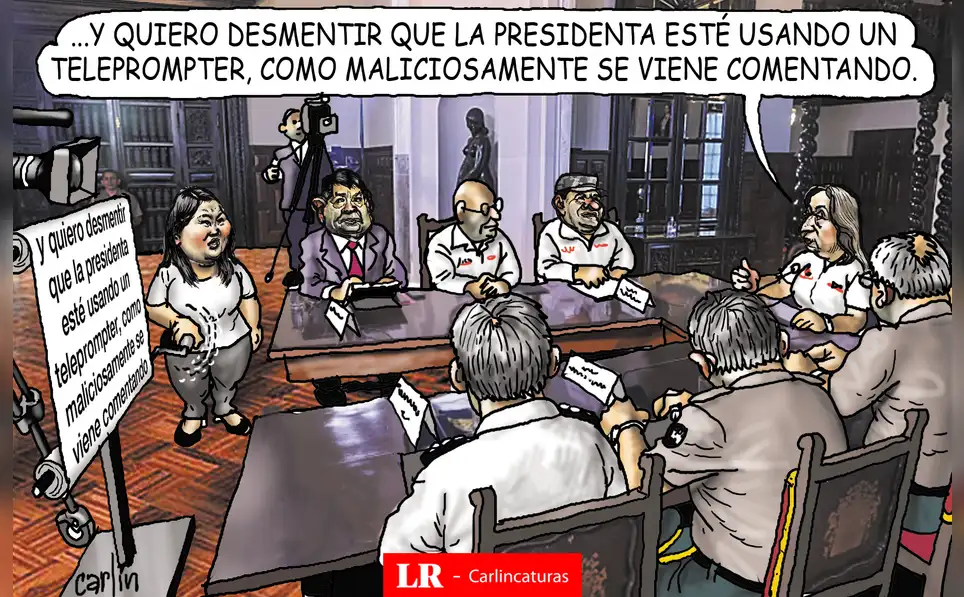 Caricatura política de Carlincatura del 16 de abril de 2025, Dina Boluarte, Keiko Fujimori