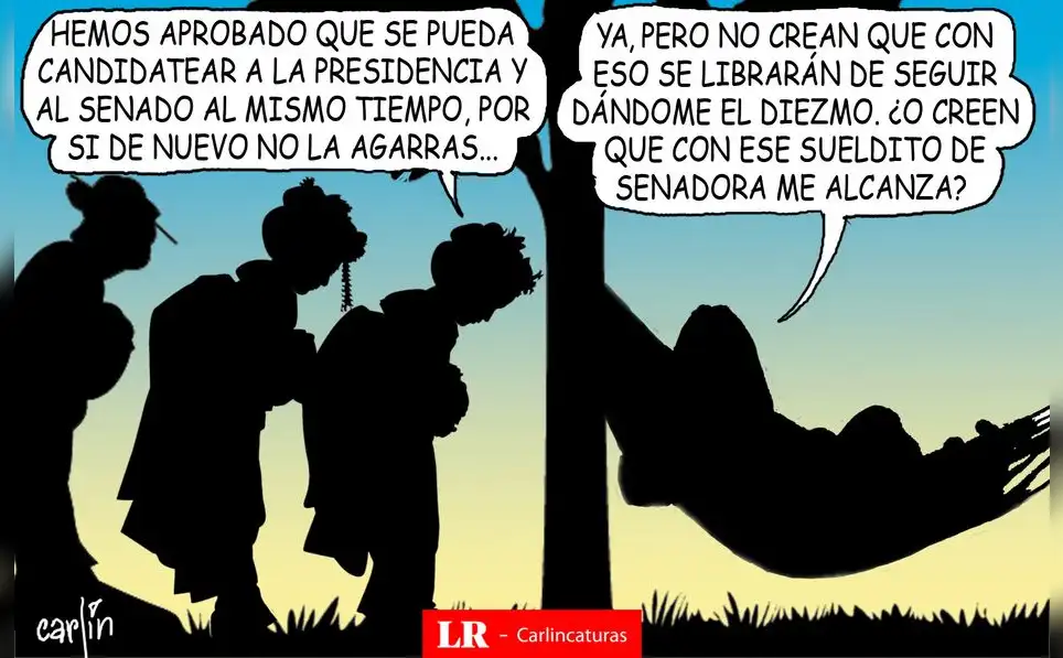 Caricatura política de Carlincatura del 23 de abril de 2025