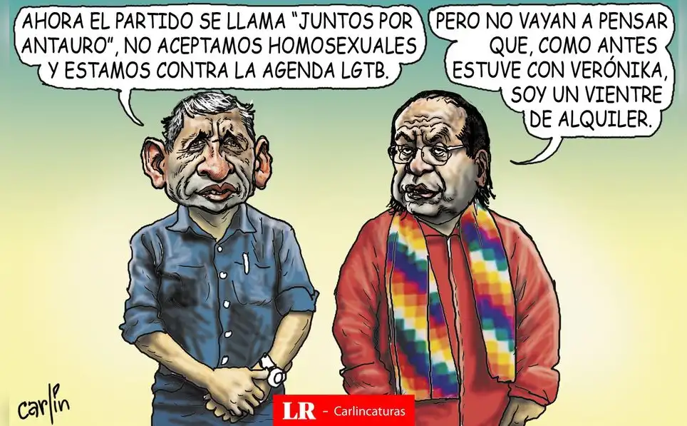Caricatura política de Carlincatura del 28 de abril de 2025, Antauro Humala