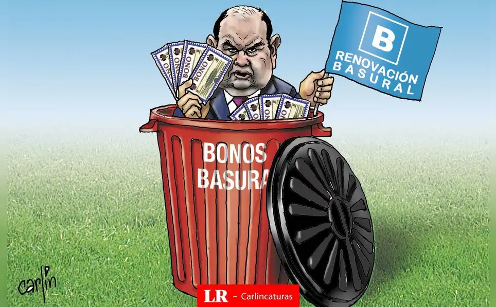 Caricatura política de Carlincatura del 16 de junio de 2025, Rafael López Aliaga