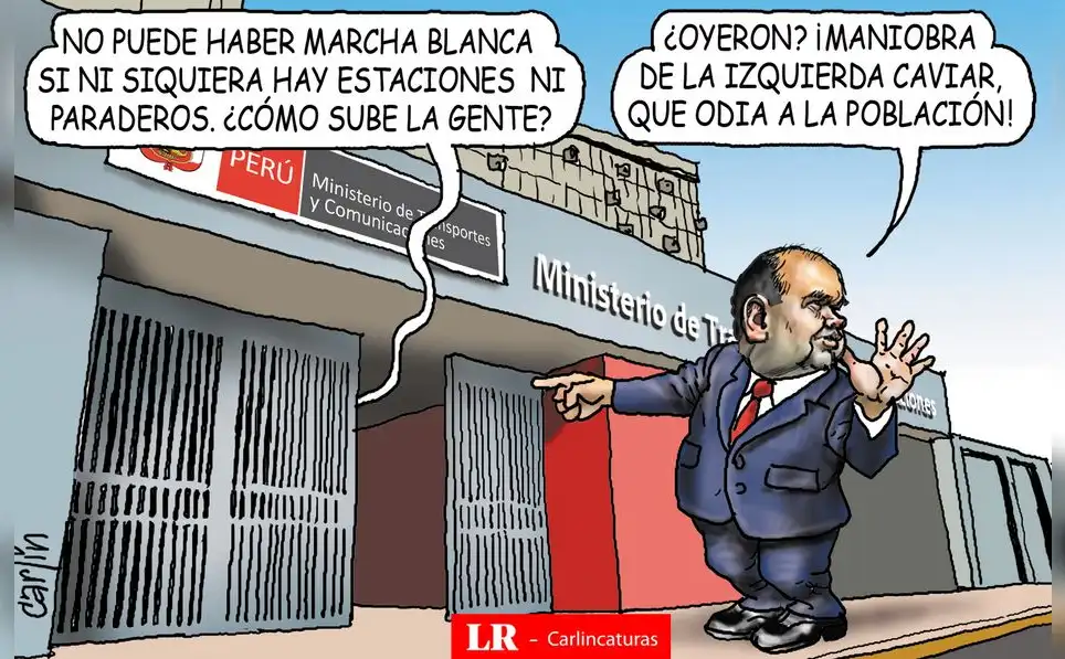 Caricatura política de Carlincatura del 6 de julio de 2025, Rafael López Aliaga