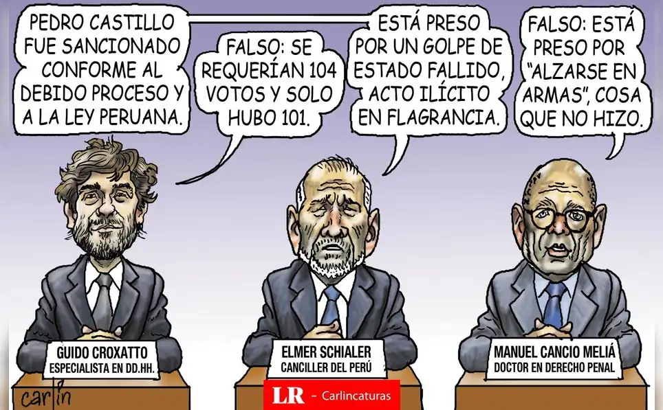 Caricatura política de Carlincatura del 3 de setiembre de 2025