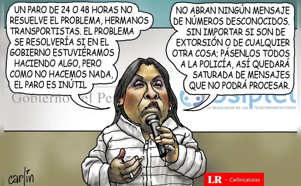 Caricatura política de Carlincatura del 7 de octubre de 2025