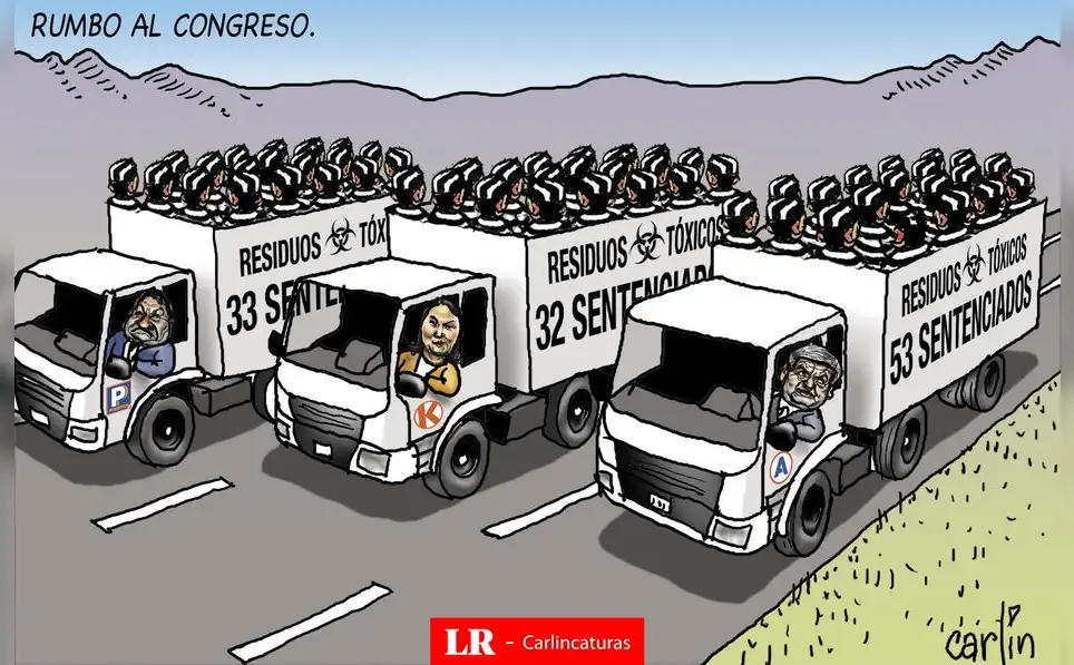 Carlincatura del 8 de abril.