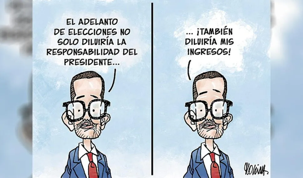 Caricatura de Molina.