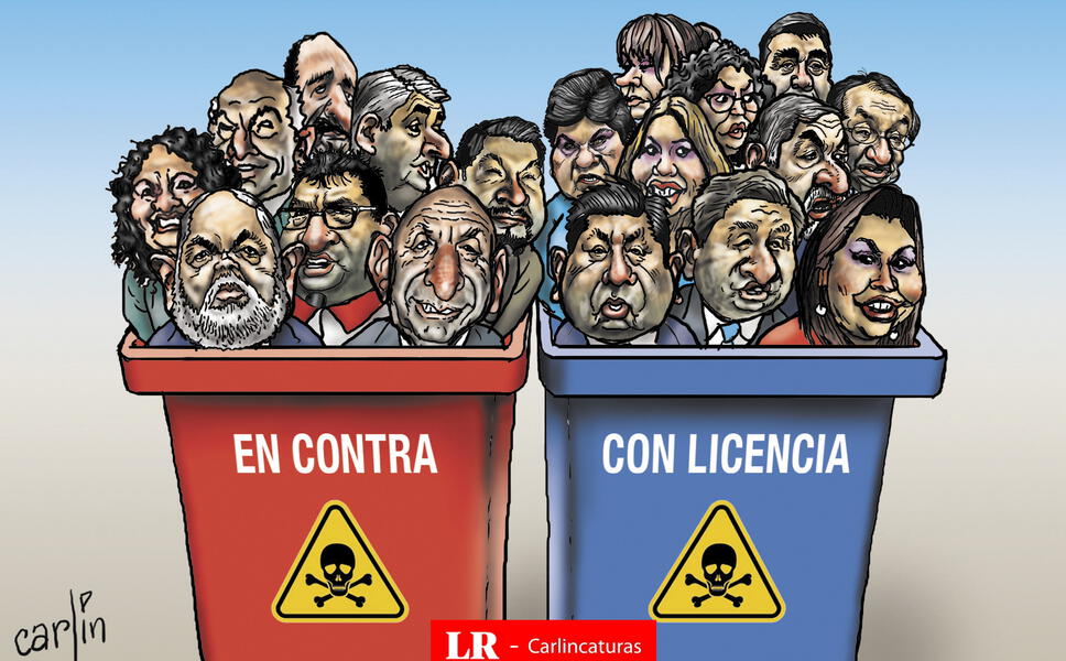 Caricatura política de Carlincatura del 23 de marzo de 2025, Congreso, congresistas