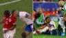 Kylian Mbappé se rompió la nariz: terminó ensangrentado y tuvo que ser cambiado en Francia por lesión