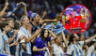 Chilenos BOICOTEAN banderazo argentino tras proyectar foto de Alexis Sánchez levantando la Copa América
