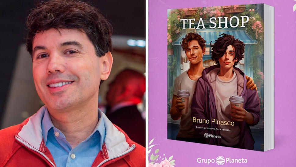 Bruno Pinasco debuta como escritor con su primera novela 'Tea Shop'