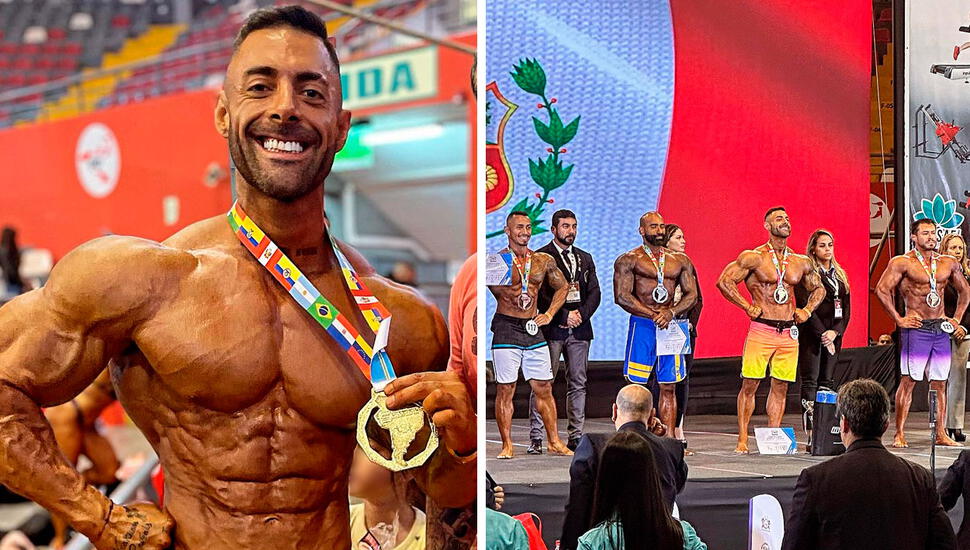 Sebastián Lizarzaburu gana el Sudamericano de Fisiculturismo: “Trabajé durísimo y cumplí un sueño”