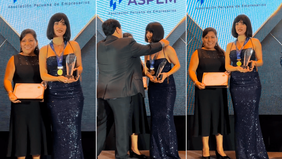 Rosángela Espinoza recibe premio de ASPEM a la excelencia empresarial 2023: "Gracias totales"