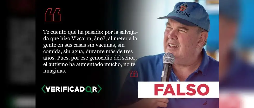 Es falso la firmación de Rafael López Aliaga sobre el supuesto incremento de casos de autismo durante el confinamiento obligatorio en 2020
