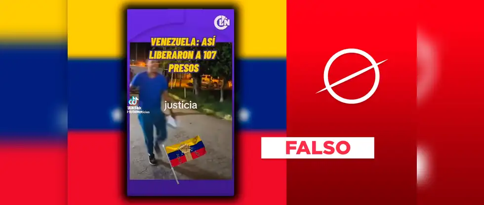 Este video corresponde a la liberación de 107 presos políticos en Venezuela en 2023, no a las recientes excarcelaciones tras la captura de Maduro