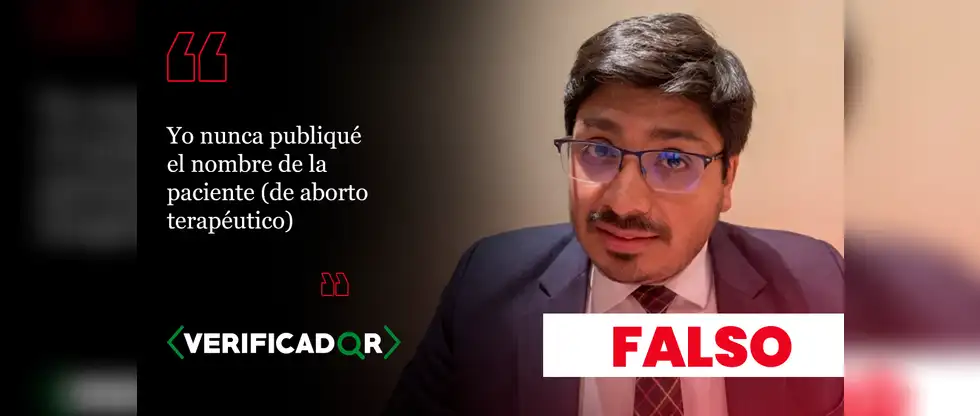 El diputado negó haber expuesto a la paciente, pero los registros lo contradicen.